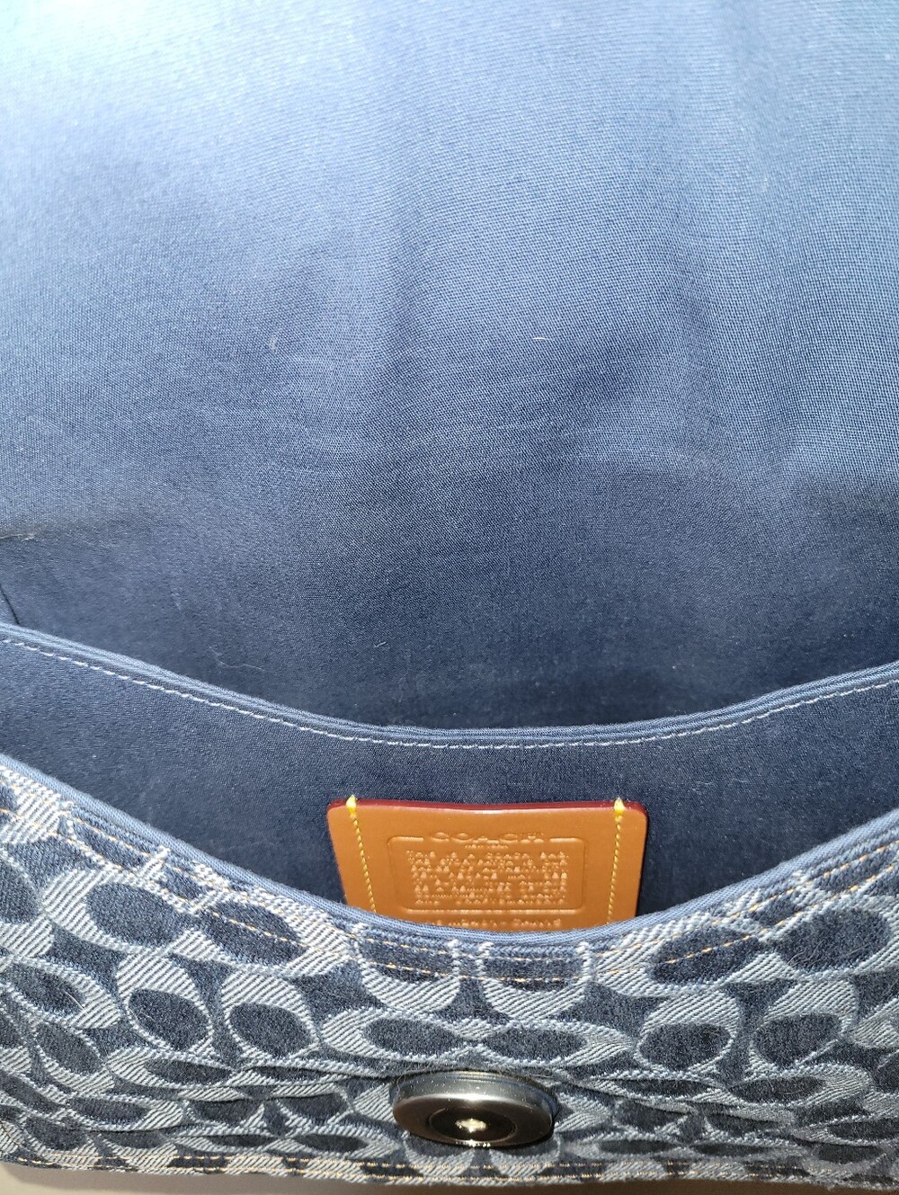 *NWT* Coach Denim Tabby Shoulder Bag - Picture 5 of 7